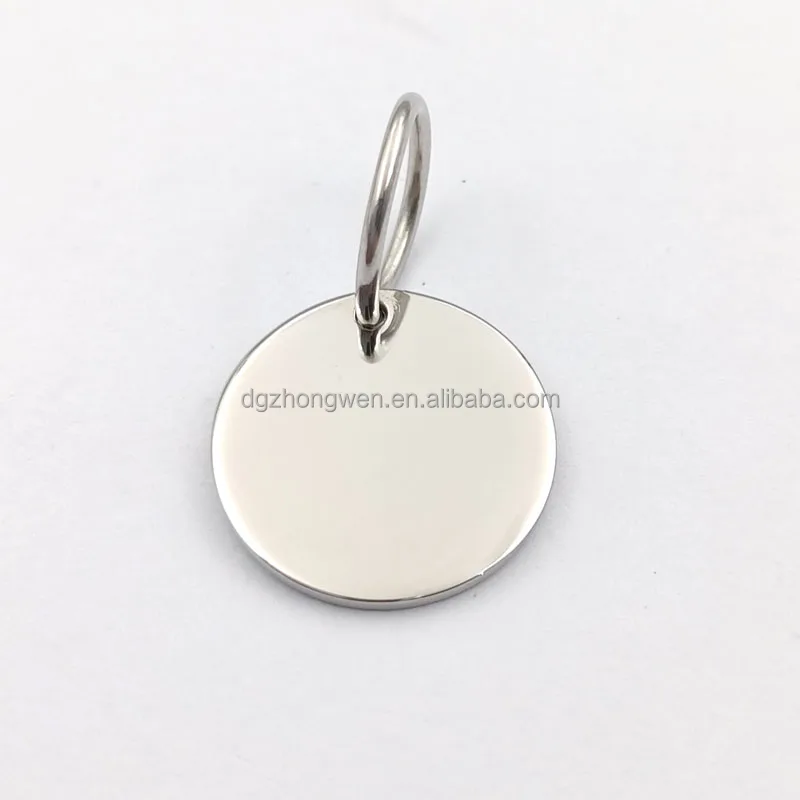 
custom 14mm blank engraved logo charm stainless steel jewelry pendant charms for bracelets and necklaces 