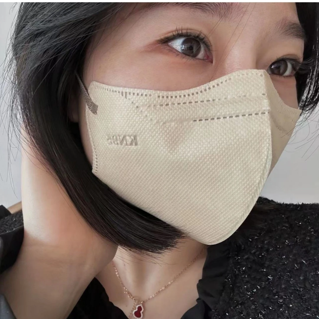 3D KN95 safety dust face maskes faceshield petit facemask disposable respirators & masks kn95 5ply mask mouth covering breather