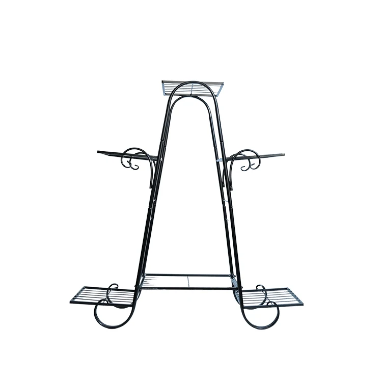 
Multi-Function Household High Quality 3 Tier Metal Flower Pot Rack Iron Plant Stand 