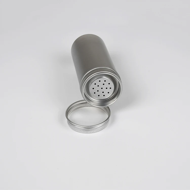 3.5oz 100ml D44*H103mm tea box/can food/cosmetics/spices silver cans aluminum jars with screw cap