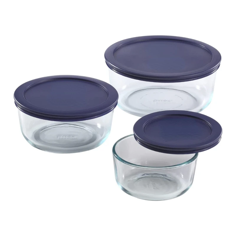 Glass Storage Container Set with Lids Simply Store Meal Prep Glass Food Storage Containers BPA Free Lids