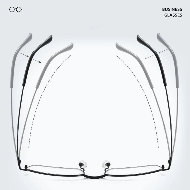 Eyeglasses frames fengchao manufacturer titanium frame eyewear optical glasses Men Leisure Business Optical Frame