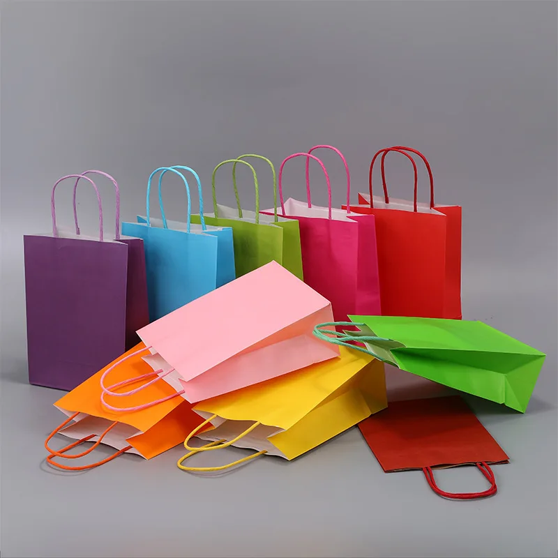2023 Yichun Wholesale Factory Private Kraft Paper Bag Recyclable Customized Kraft Paper Bags