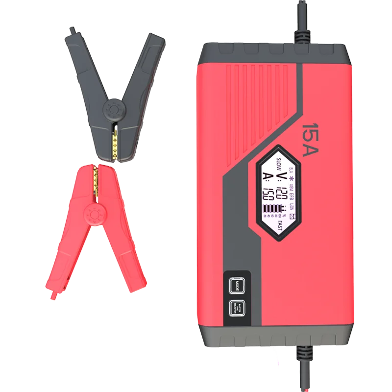 AC to DC 12 Voltage  15 Amp fast Car battery charger 12 voltage 7.5 Amp battery charger and Cigarette 12V / 6 Amp