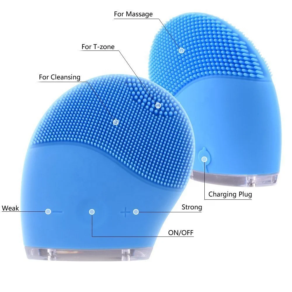 2021 silicon exfoliator brush for face cleansing beauty facial