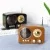 Vofull 2022 Hot Selling Wireless HIFI Speaker Stereo Headset Potable Retro Radio With FM AM SW USB AUX TF Card MP3
