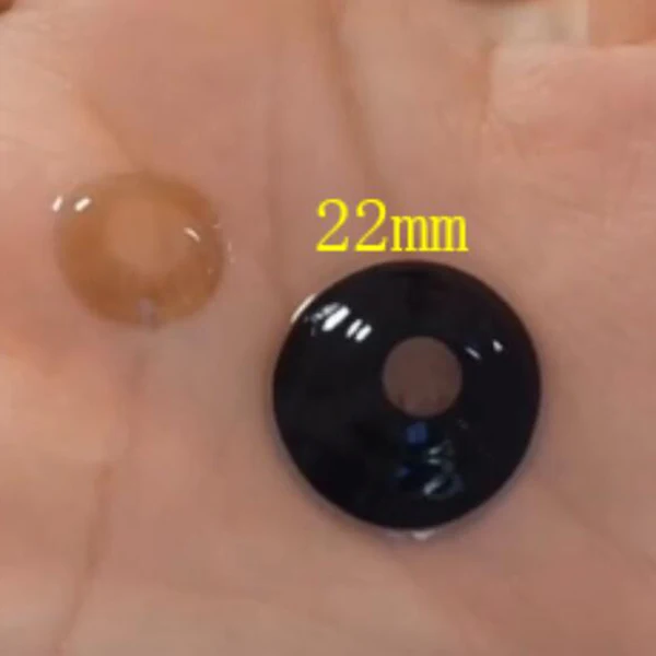 22MM black sclera white blind Halloween Wholesale Cheap  yearly contact lenses colored contact lens