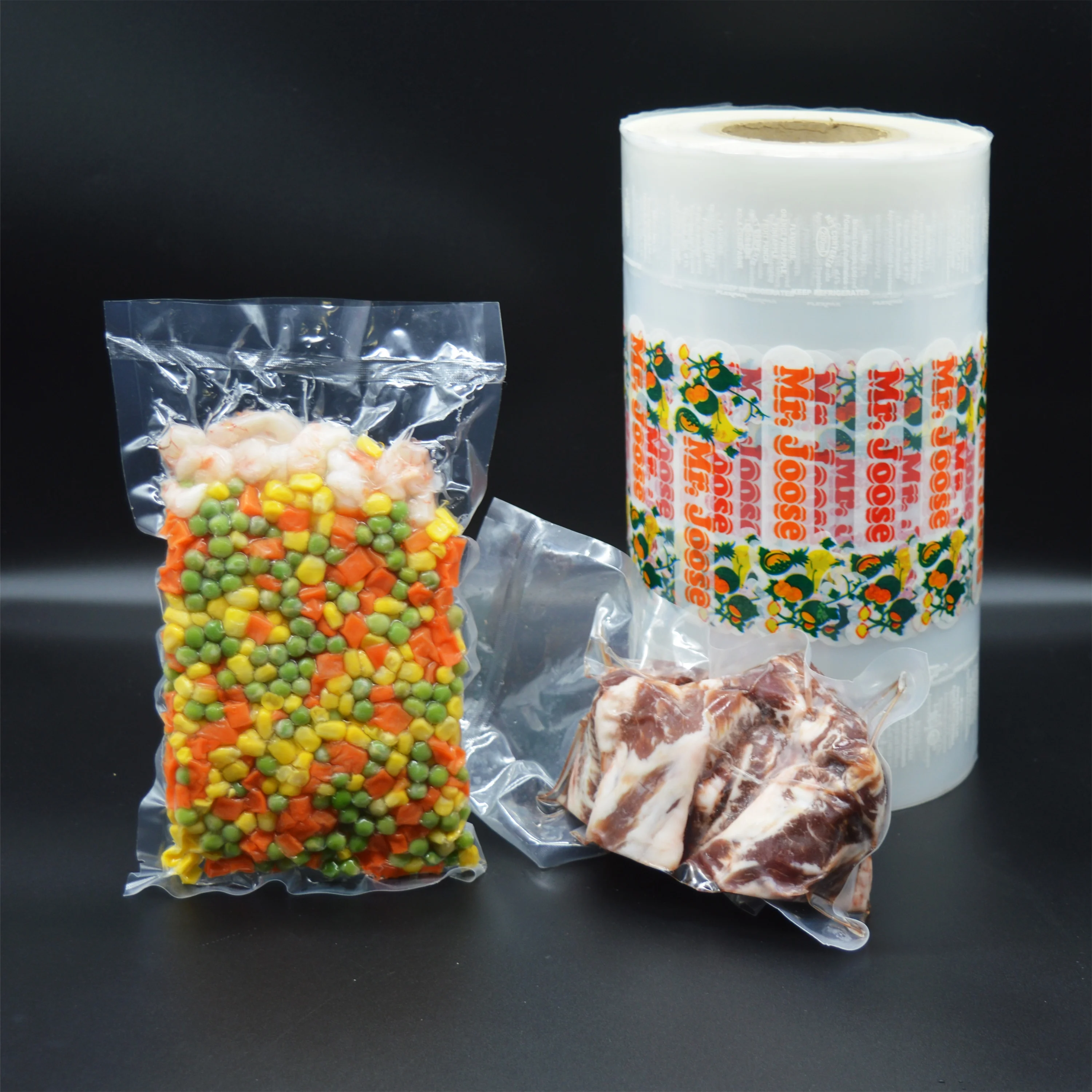 Customized Food Grade Clear Poly Bags Packaging Vacuum Storage Packing Bag Nylon Vacuum Bag Frozen Meat