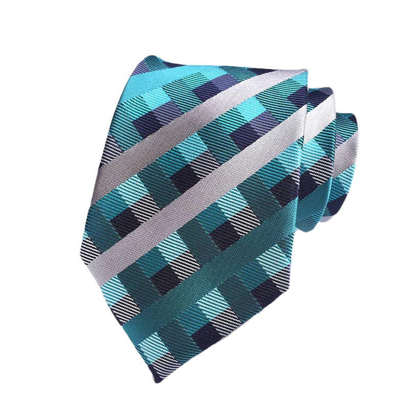 Fashion Navy Pink Royal Blue Paisley Plaid Stripe Design Novelty Ties