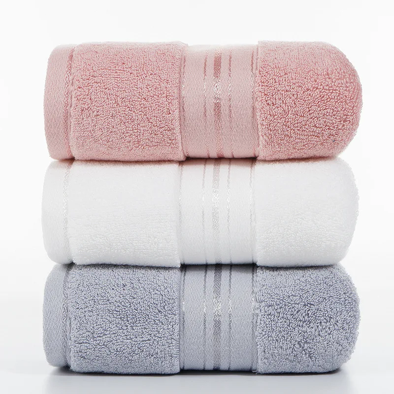 100% Cotton Custom Logo Dobby Absorbent Spa Soft Quick Dry Thick Hand Towel for Five Star Hotel Bath Towel Set