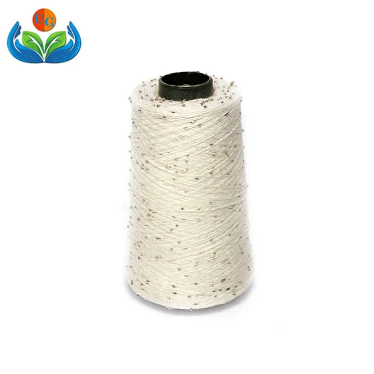 100% polyester wool blended reflective knitting sequin yarn