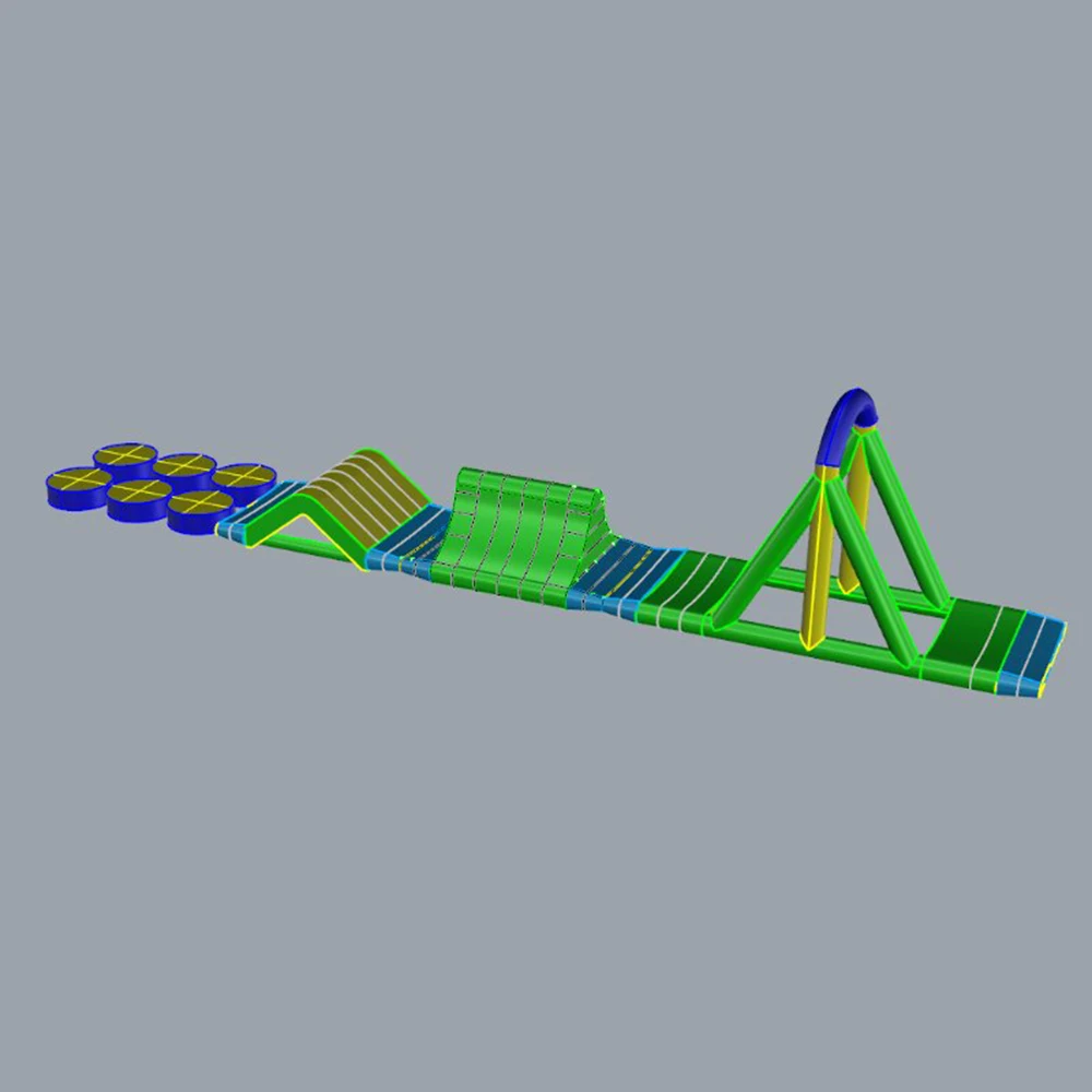 Wholesale new design inflatable water park prices outdoor inflatable floating water park