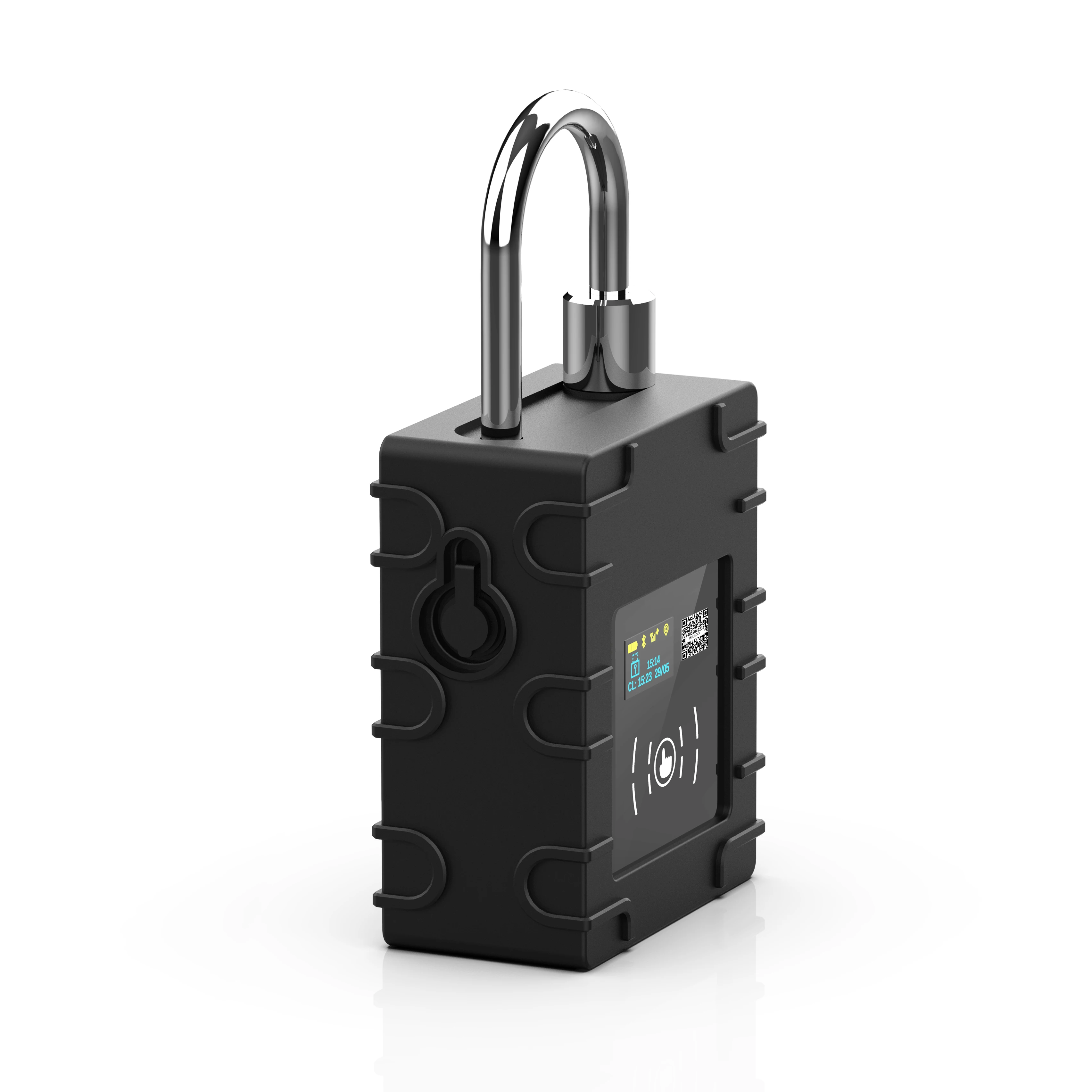 HHD GPS telematics tracking devices, waterproof electronic container padlock seal, with RFID master key unlock