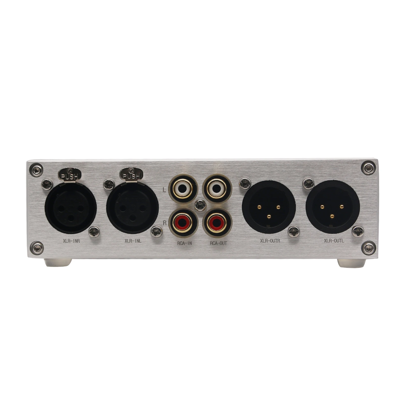FV2 Fully Balanced Passive Preamp Pre Amplifier with XLR/RCA ALPS Potentiometer Audio Volume Control