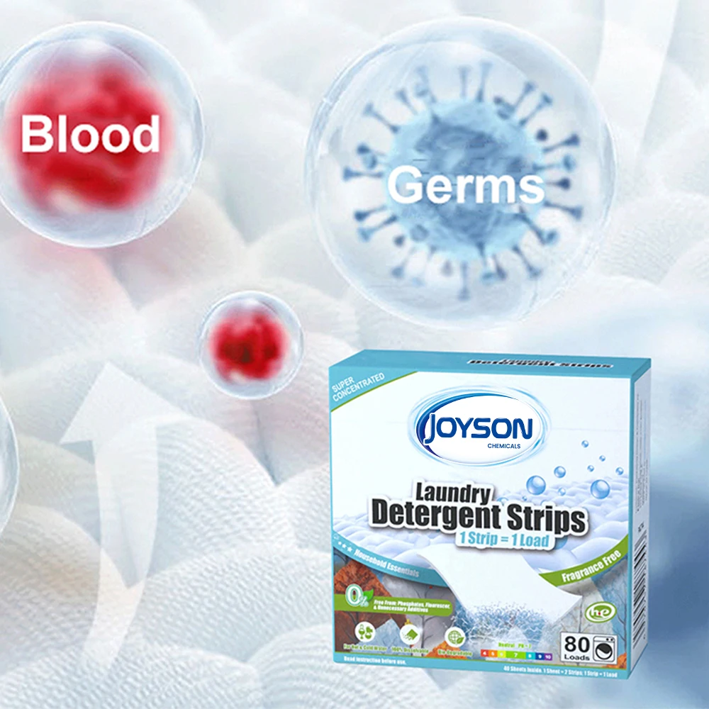 Washing Clothes Eco Friendly laundry detergent paper sheets laundry strips