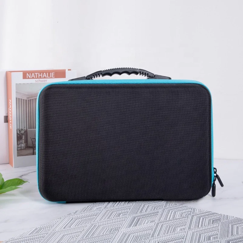 plastic eva essential oil storage carry case 15ml eva hard shell case cosmetic pouch bag for 60pcs oil bottles