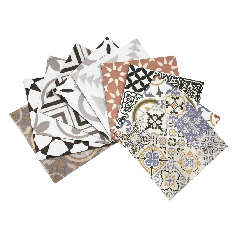 The tile  60*30cm , 24' x12' Floor stickers PVC linoleum floor self-adhesive SXP vinyl flooring