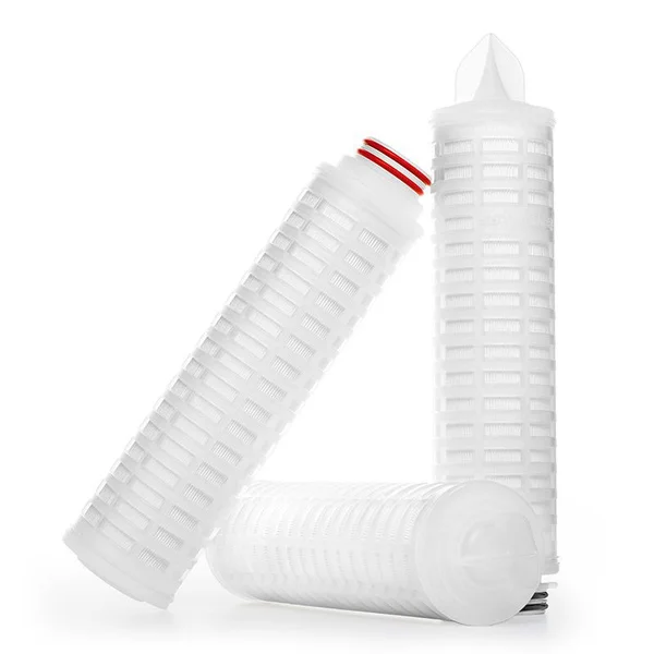 0.1/0.22/0.45/0.65 Micron Hydrophilic PTFE Membrane Filter Cartridge PTFE Filter for Sterile Process Gases filtration