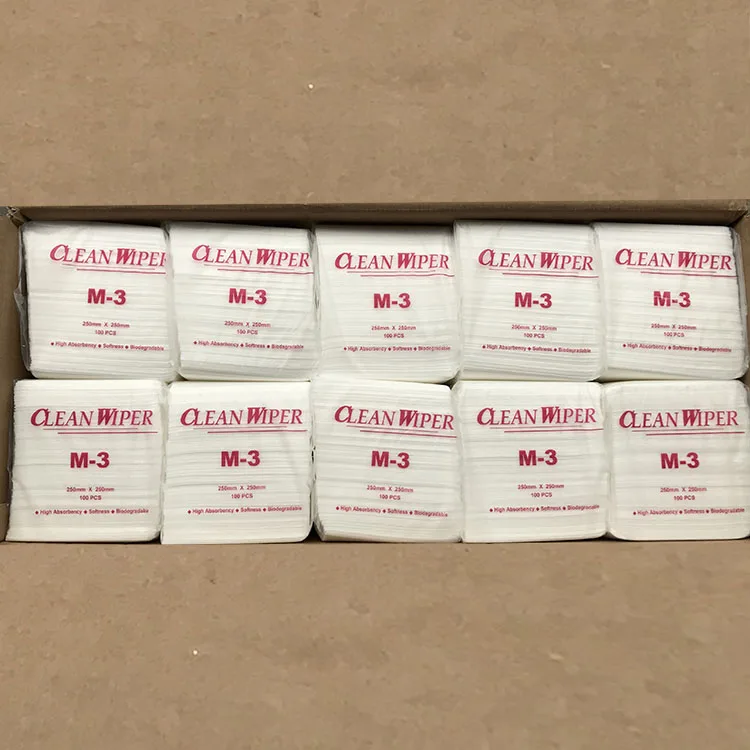 GI 30%viscose +70% industry Lint Free Cleanroom Wiper Bemcot M3 Wipe Wipes
