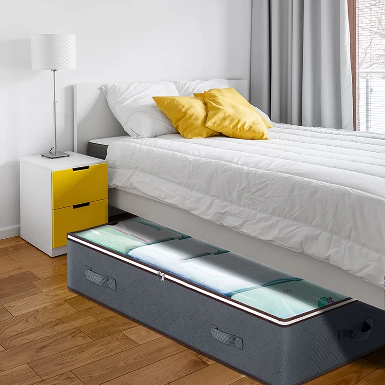 Under Bed Storage Containers, Closet Organizers and Storage Bins, Underbed Clothes Storage with Clear Window