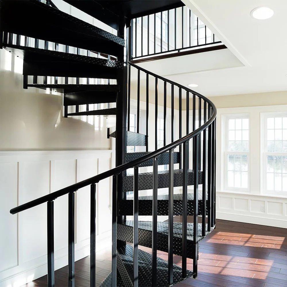 New Zealand design cast iron spiral stair wrought iron spiral staircase for sale