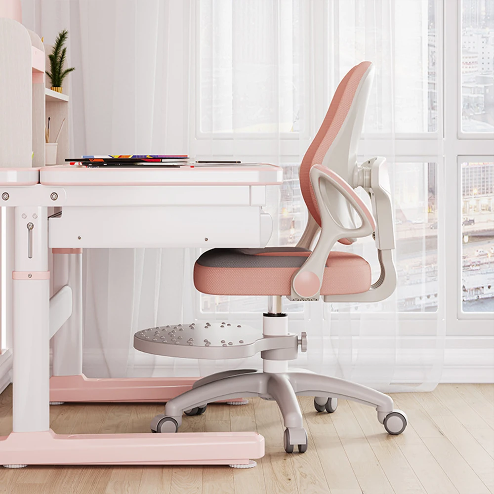 High quality Plastic Children Homework Table Ergonomic Stool Home School Student Child Study Height Adjustable Chair for Kids