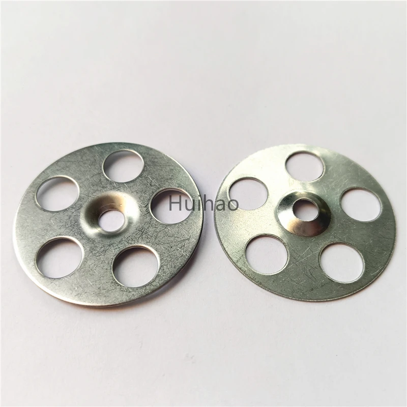 Stainless Steel Metal Fixing Washers 36mm Used For The Insulation Of Electric Underfloor Heating Systems