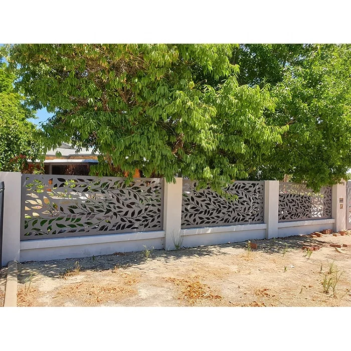 
Metal Screen Garden Architectural Laser Cut Aluminum Decorative Metal Fence 