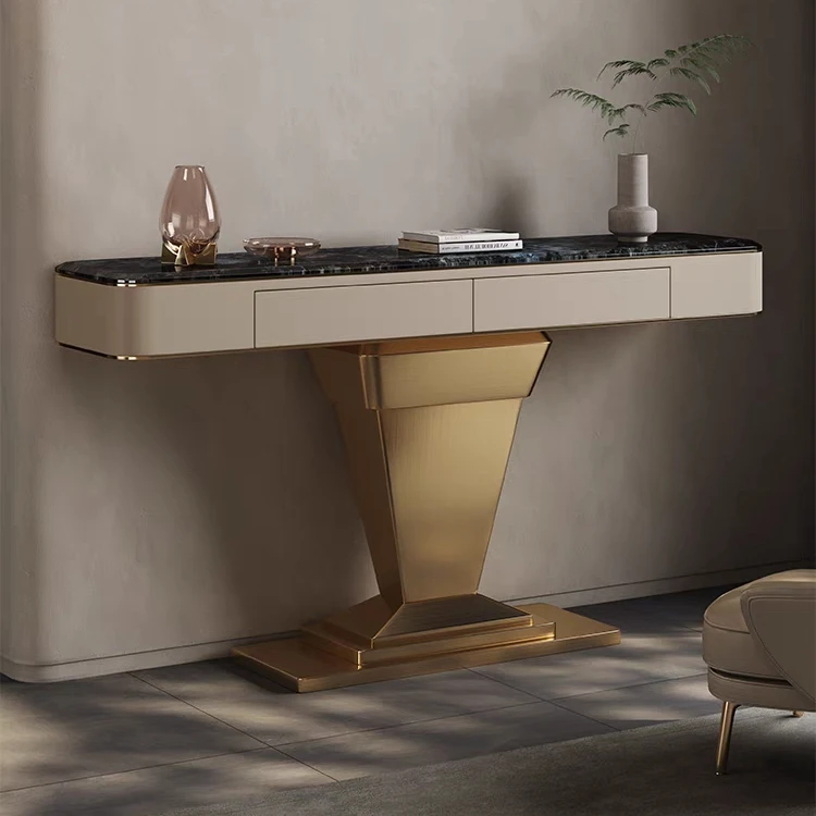 NOVA table de console noir gold home furniture console table luxury modern living room consol table for villa