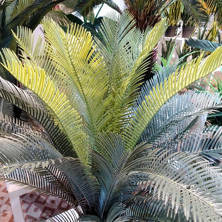 Cycas Sago Пальма искусственные садовые деревья декоративные пальмы дерево для украшения