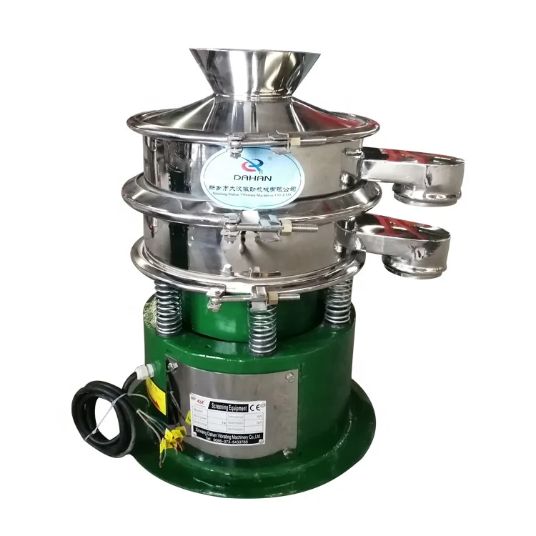  400Mm Cassava Powder Flour Rotary Vertical Circular Vibrator Screen Sieve