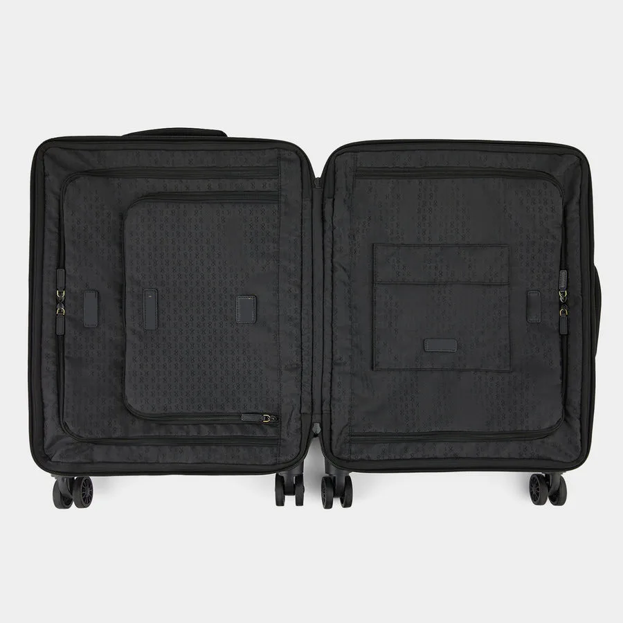 Custom Soft Nylon Luxury Carry-On Suitcases with Zipper Closure for Daily Life and Airplane Travel