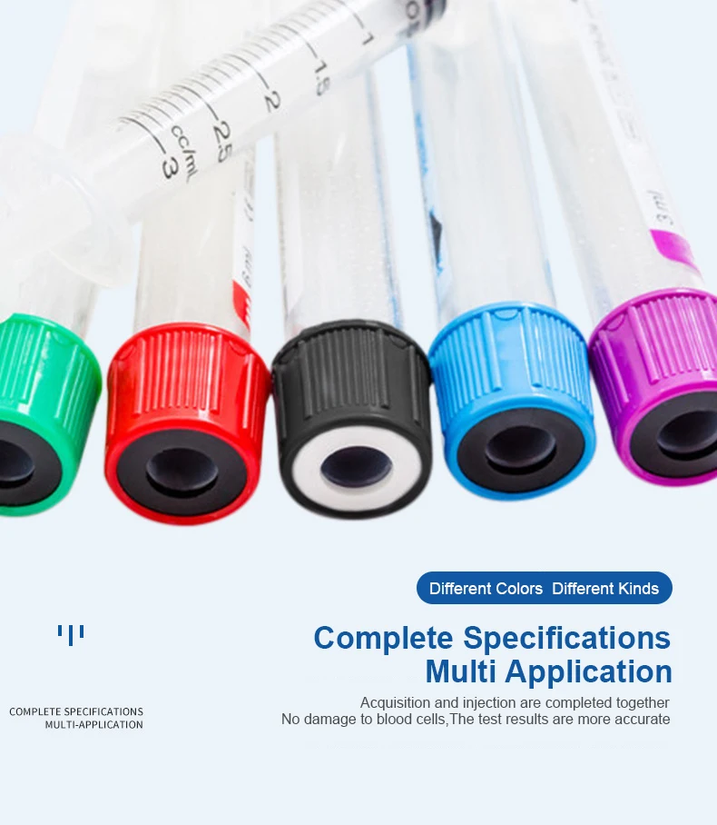  Вакуумная трубка для сбора крови с отрицательным давлением 5 мл