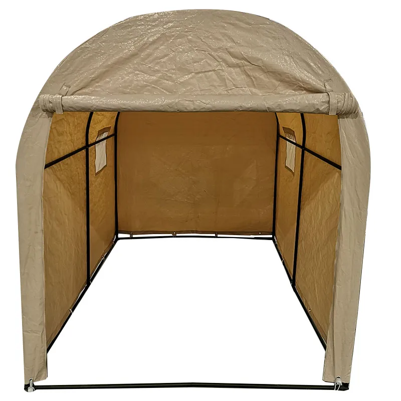 Waterproof PE foldable bicycle shed shelter cover storage tent carport  with windows