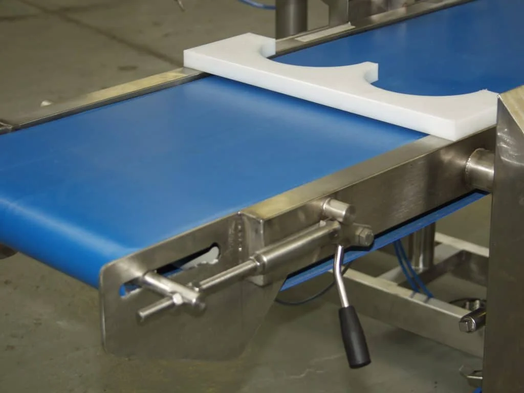 High Quality Food Anti bacterial conveyor belt Sanitary Blue PU belt conveyor