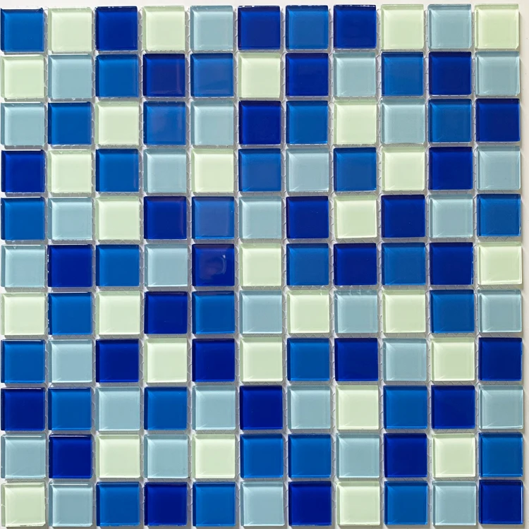 Цветная оптовая продажа, низкая цена, стеклянная мозаичная мозаика, бассейн 48x4 8 мм/23x23 мм, плитка для бассейна, для отелей, спа-вилл и т. д.