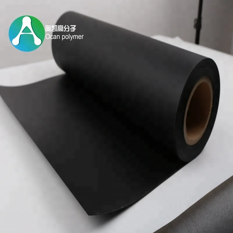 Cheap rigid pvc plastic film black pvc roll film for vacuum forming