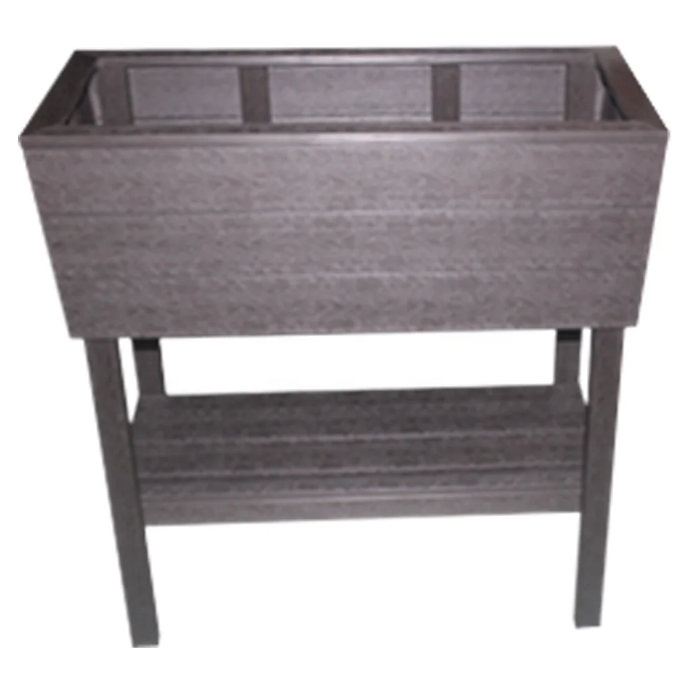 Factory Wholesale Water Proof Fireproof Moisture Proof  Outdoor Pot Wpc Flower Box Wood Plastic Composite