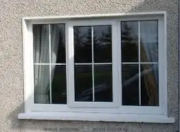 
Three Panel Double Glazed Windows PVC Sliding Window With Anti-Hurrican Glass Vinyl Window Price 