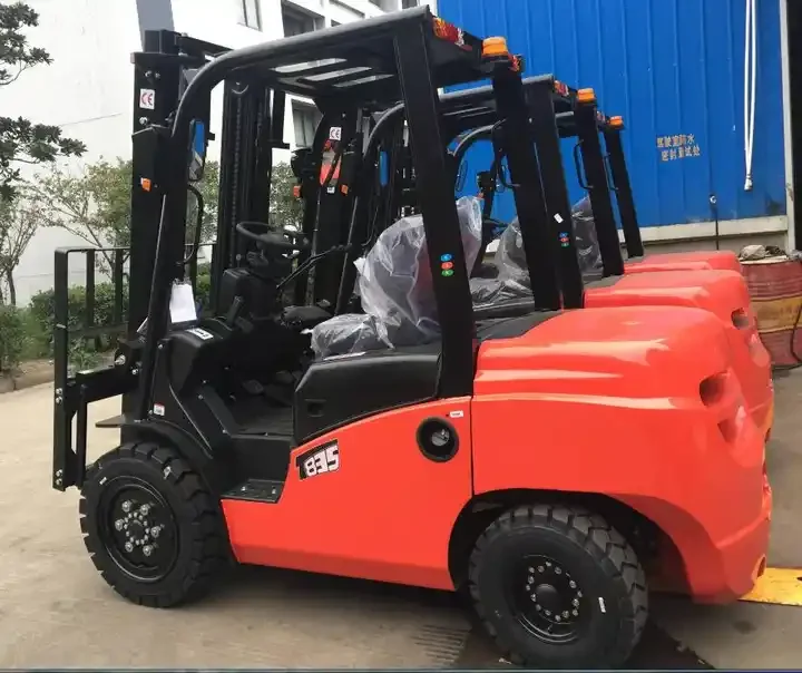 EVERLIFT 3T/5 t  3M  electric forklift truck  4 wheels with Chinese engine gold supplier  forklift price