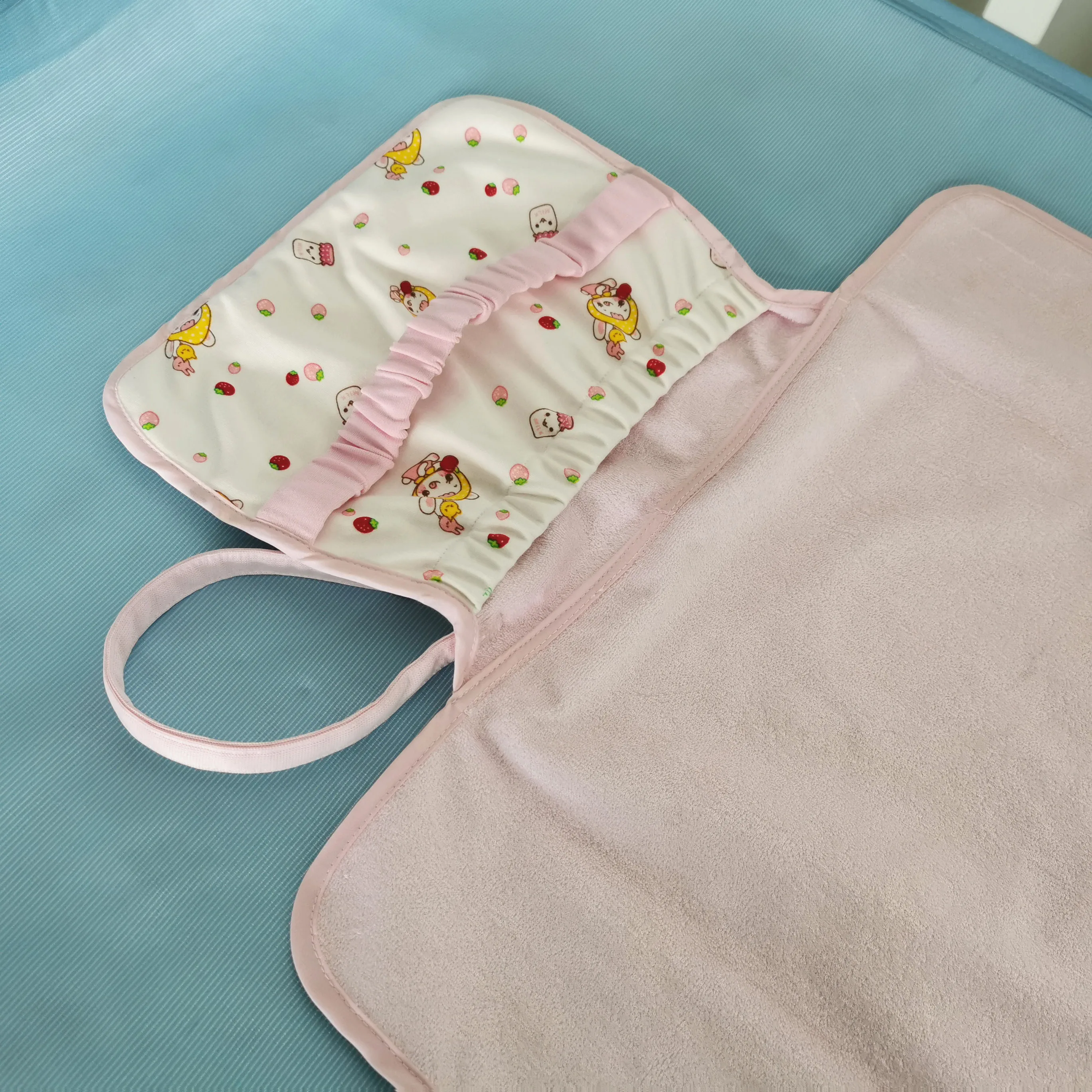 
Easy to carry Small volume Cotton surface portable Baby changing pad 