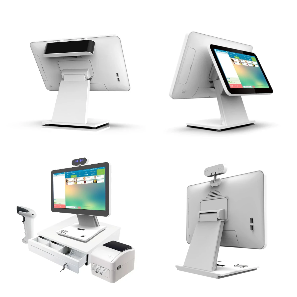 Smart 15.6 Inch point of sale pos computer all in one window i3 i5 i7 complete cash register pos system machine touch screen pc