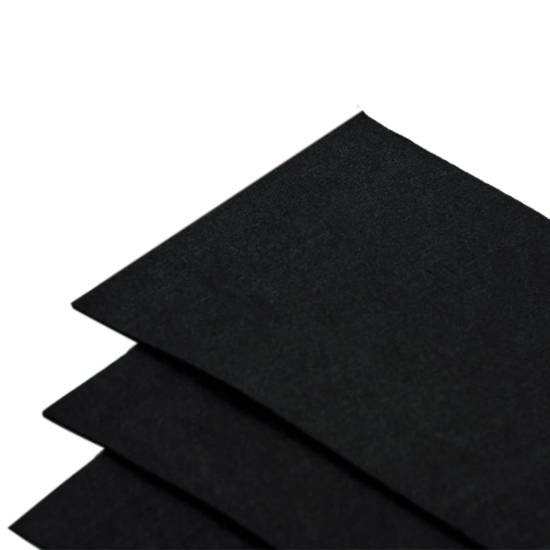 Adsorption Activated Charcoal Fabric Carbon Fiber Felt Media Activated Carbon Filter Cloth Roll For Dust Filter