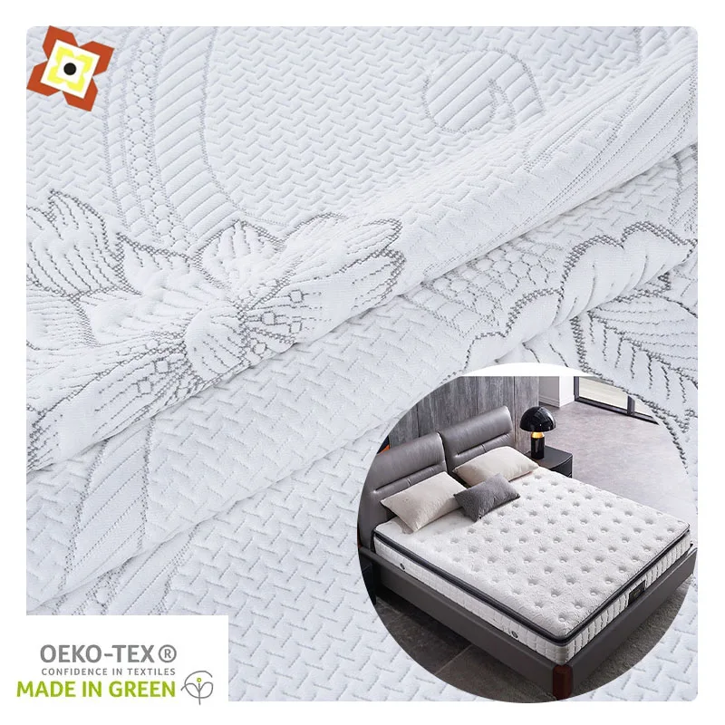 Factory Direct Sales Of High Quality Can Be Wholesale Polyester / Bamboo Fiber Mattress Ticking Polyester Hometextile Fabric