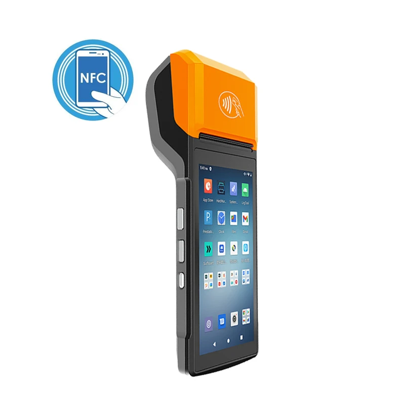 Android sistemas bus pos nfc payment device support 2D scanner thermal paper printing R330 Pro