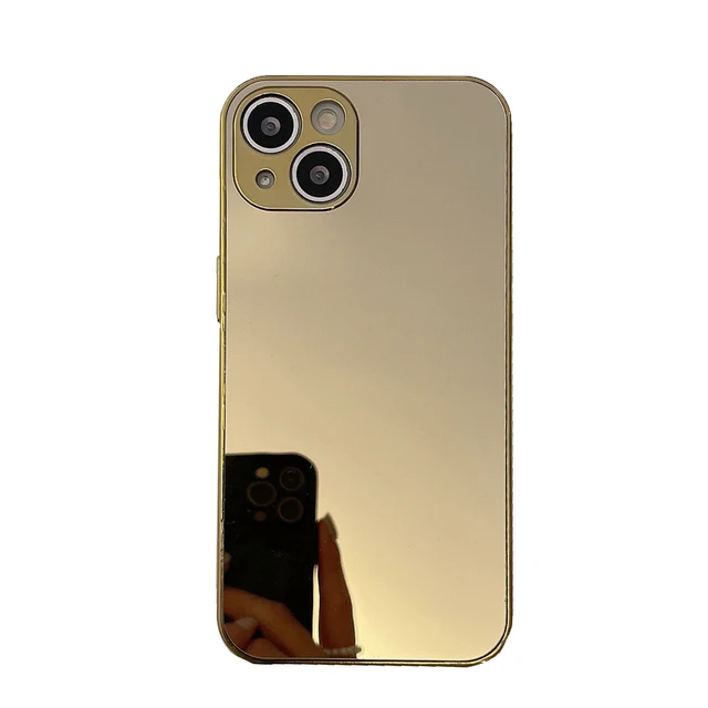 Luxury Shockproof Gold Plated Electroplated Phone Case For iPhone 12 Pro Max 11 Pro Max X Xs Max XR  8 7 Plus Gold Mirror Cover