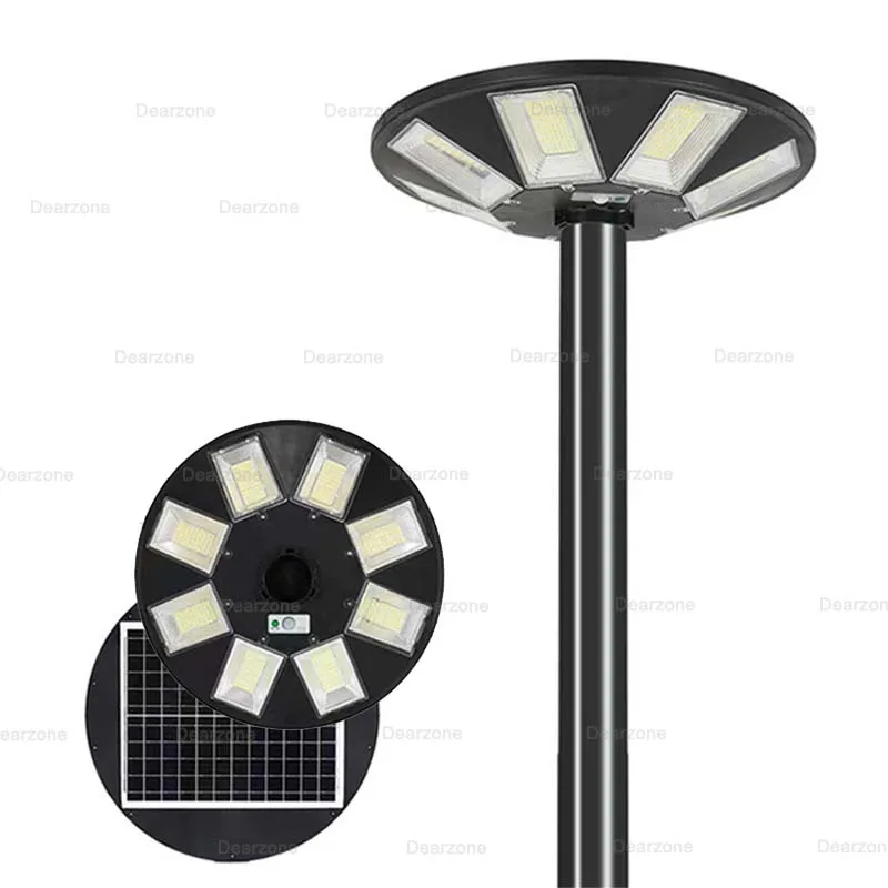 2024 Factory 1000w Circle Led UFO Solar Street Garden Light
