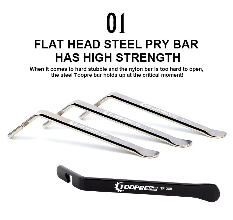 Bicycle Tire Tyre Lever mountain bike stainless steel tire pry bar disassembly tool