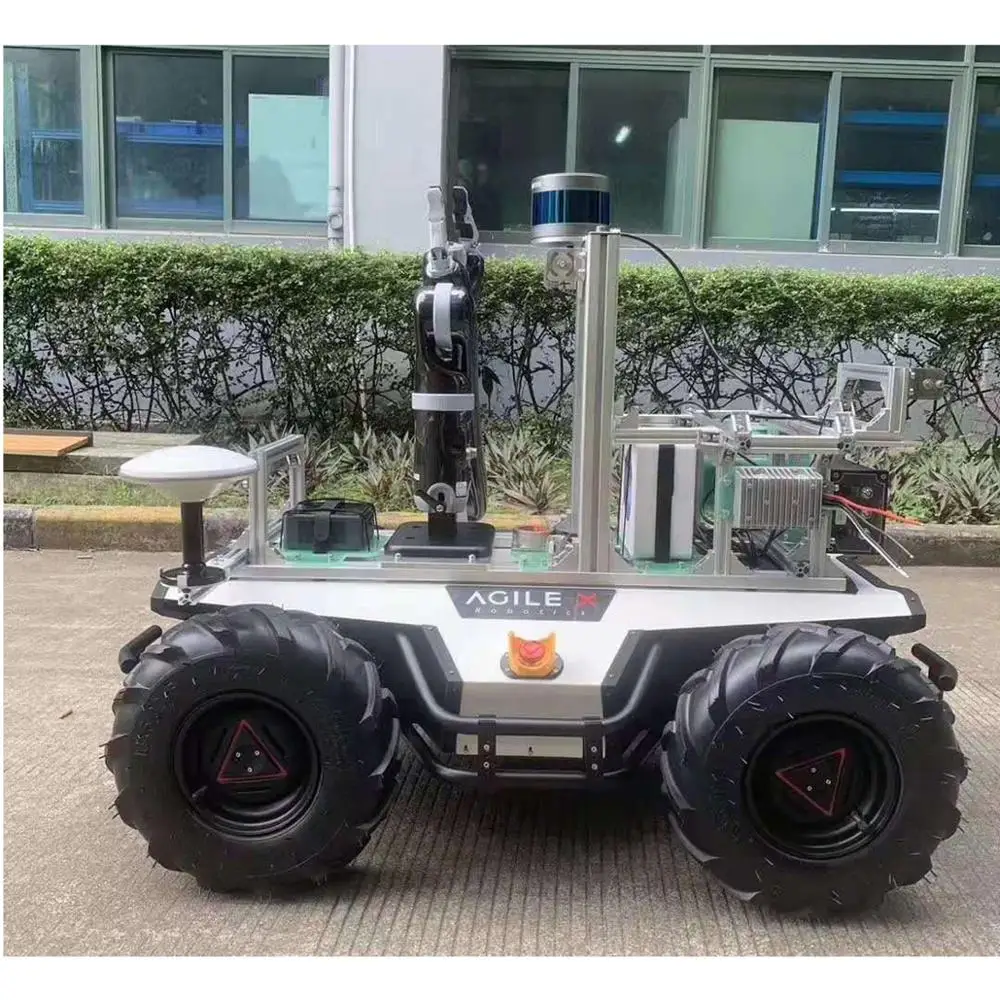 Automatic Intelligent Manipulator robot car Autopilot UGV Chassis carrier  fully autonomous prototype vehicles