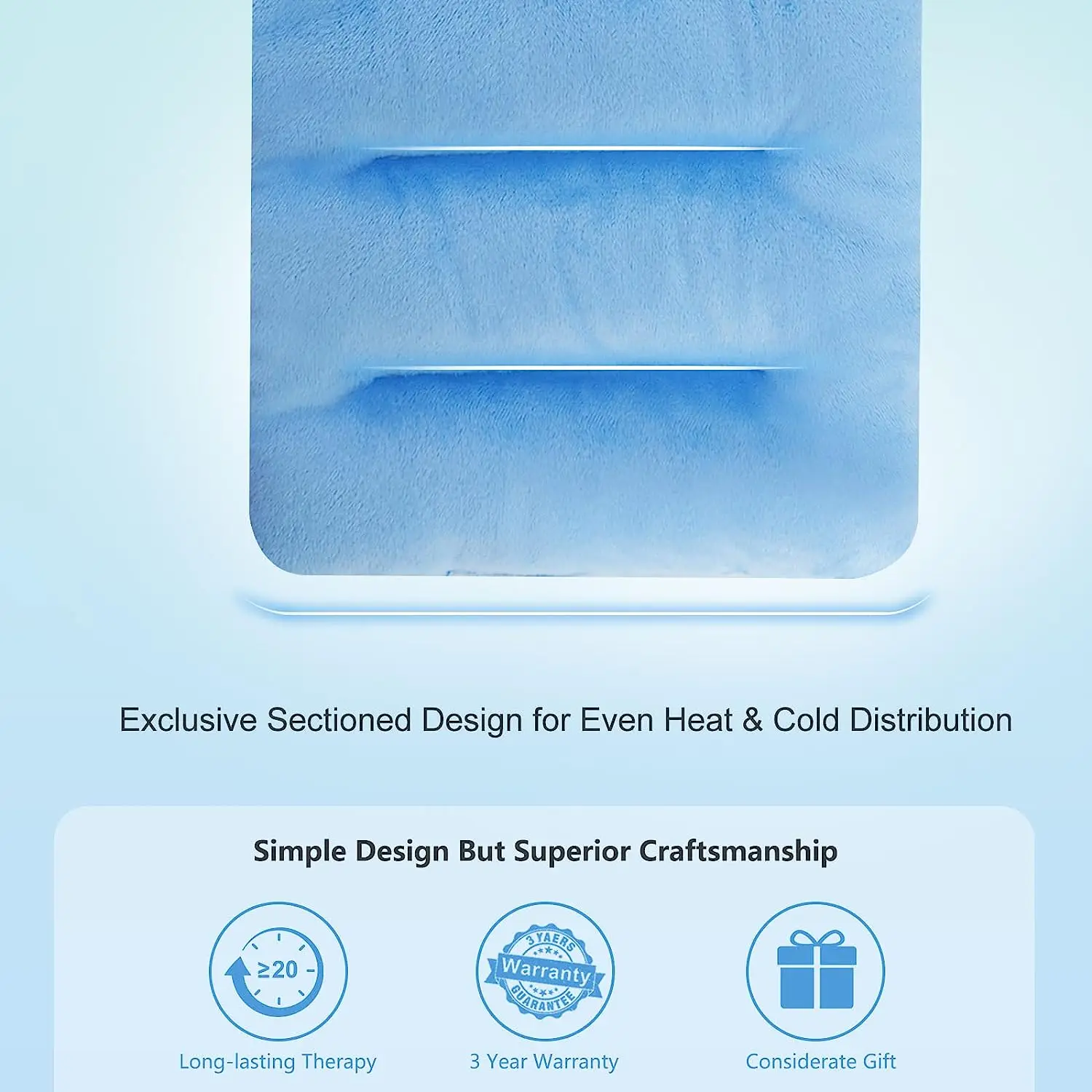 Customized Clay Beads Heat Pack For Pain Relief Microwave Heating Pad